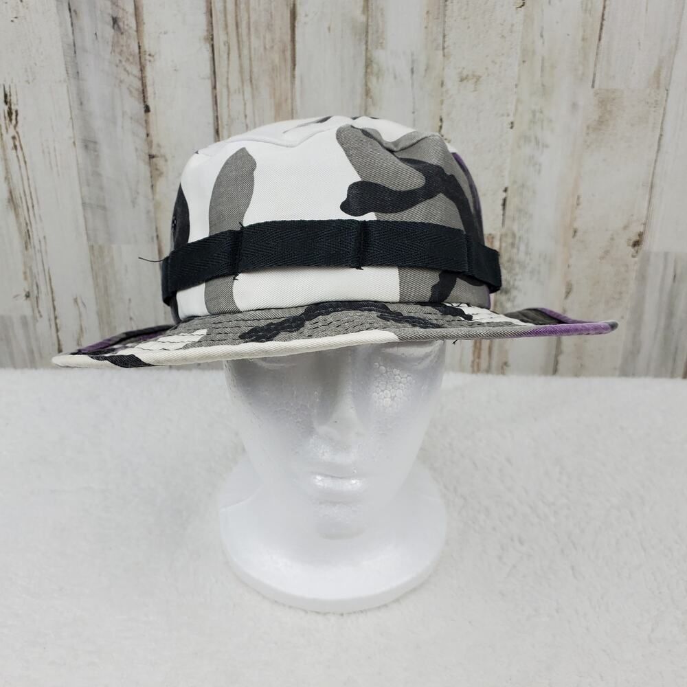 Purple Camo Jungle Hat Size Medium
